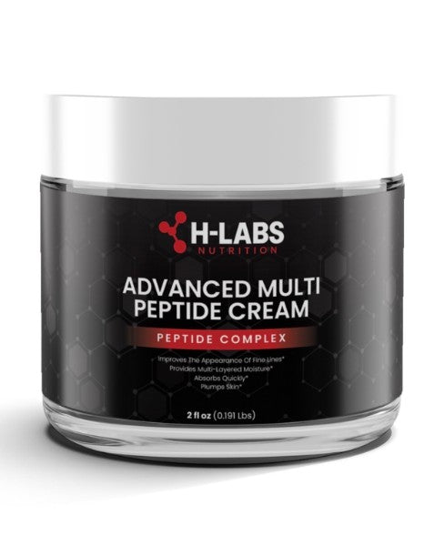H-Labs Nutrition Advanced Multi Peptide Cream (Peptide Complex), USA Made, Clean & Vegan