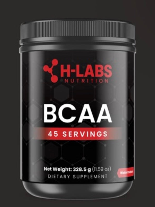 H-Labs Nutrition BCAA Powder – Watermelon Flavor (45 Servings, 30.0 oz )