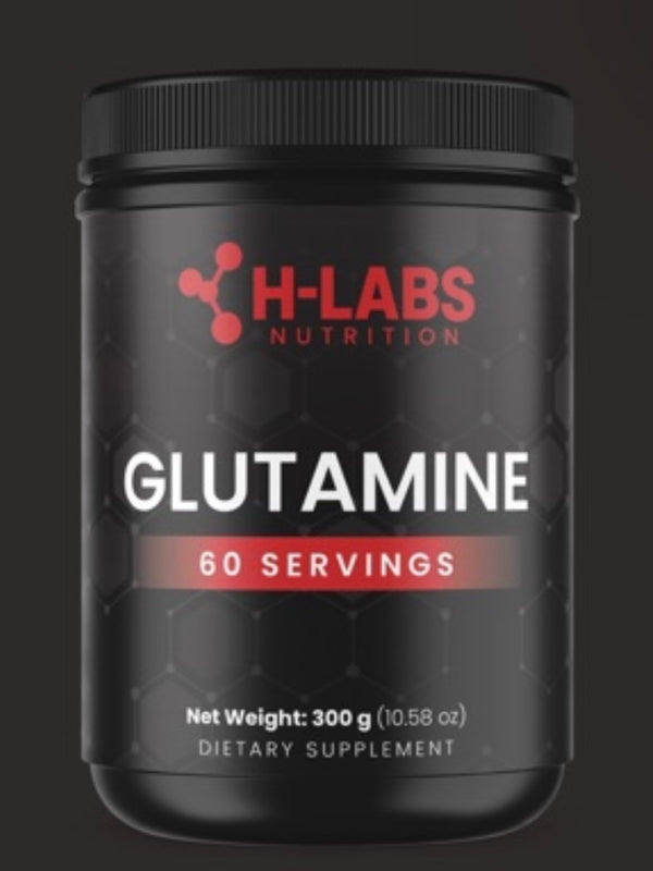 H-Labs Nutrition Glutamine Powder – Core Recovery Support (60 Servings, 30 oz)